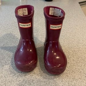 Toddler girls hunter rain boots